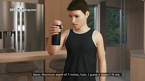 My stepmom bends over for doggystyle tension relief in 3D 😏