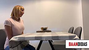 Hot Blonde Milf Sparks Wild Desire in Steamy Encounter!