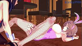 Sagiri Sakurai And Setsuko Ohara Intense Lesbian Play In Super Robot Wars Hentai