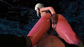 Hey, check out this Zelda scene at the hot springs in 3D animation.