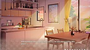 summer clover harem hentai game ep 6 the big blonde step sister rides my giant cock at night