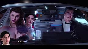 Touching Stepmom Near Her Boyfriend - 3D Hentai!