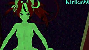 Hakos baelz and nanashi mumei have intense sex in hololive vtuber hentai