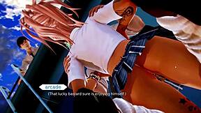 Kayane Tendo from Waifu Academy in steamy nude game scenes