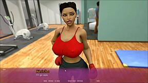 Step mom's friend loves assjob! 😘