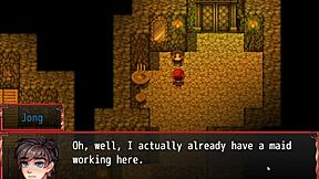 harem game ep 18: peeping magic bath with big tits squirting