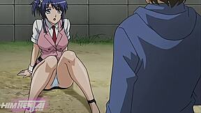 I fuck for first time at job with boss - anime hentai