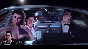 Touching Stepmom Near Her Boyfriend - 3D Hentai!