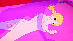 mami tomoe and ashley taylor have intense sex in puella magi hentai