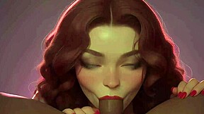 do you want me to suck your big cock at the club, redhead stepsister asks in pov hentai style