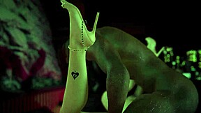 3D火辣亚洲骚货露完美翘臀玩三人行