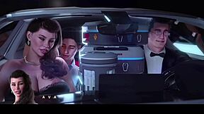 Touching Stepmom Near Her Boyfriend - 3D Hentai!