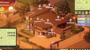 summer clover harem hentai game ep 6 the big blonde step sister rides my giant cock at night