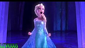 莉兹·维西斯主演动画《冰雪奇缘》仇恨者歌曲，哥特氛围