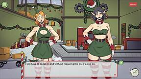 Claus Secret Surprise Xmas Hentai Game Ep 2 Christmas Factory Sextoy Making