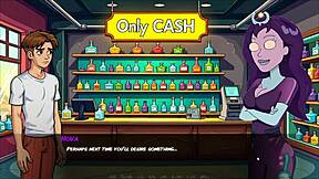 Fantasy turns real as young brunette Cristina gets double penetrated intensely.