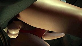 Ebony milf with big black ass rides young 18+ white cock in hot interracial scene. She drinks cum in Symphony of the Serpent hentai game part 3.