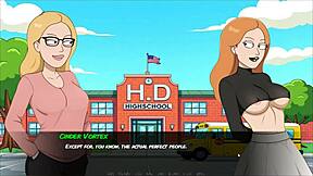 Fantasy turns real as young brunette Cristina gets double penetrated intensely.