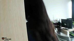 Morning Romance with Brunette Stepsister