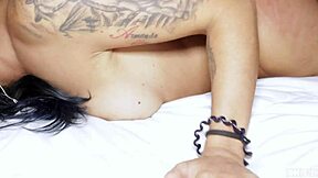 I'm fucked by BBC in front of cuckold husband, then double penetration