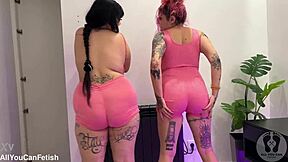 gg huge boobs bouncing with belly fetish ass shake! 🔥