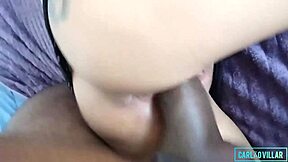 Blonde Brazilian Takes Thick Black Cock with Ease