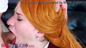 British Redhead Victoria Greene Sucks and Swallows at Wild Party. She’s a Cosplay Star!