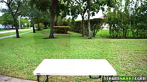 uhh pervert stud bangin sexy alicia reigns on couch