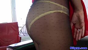 pov young beauty sucks old man's cock in doggystyle banging