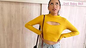 shy young woman leaves home to live alone for the first time, embracing independence