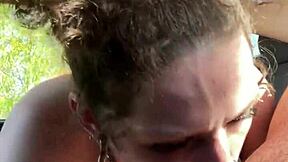 busty petite hooker slammed in public and craving that facial.