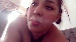 i watch this busty brunette teen 18+ bouncing her big tits in doggystyle fucking