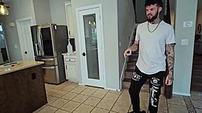 pretty pink pussy and big ass pornstar fiji meets big cock stud