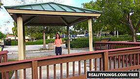 Satin pajama threesome with brunette teen and milf in POV sex