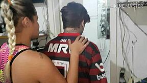 Hey, this guy came sweaty from soccer and I couldn’t resist giving him my wet pussy!