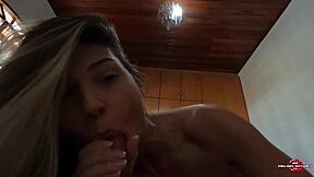 he fucks me on the balcony while family watches game