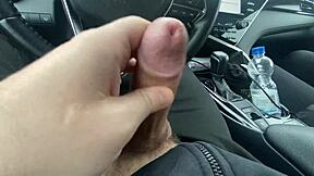 A sexy blonde girl enjoys time with her friends