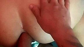 I caught my unfaithful girlfriend getting anal creampied by her black lover, what a huge whore.