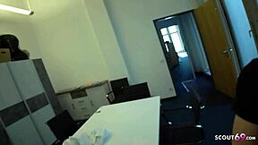 she moaned during home fucking but begged for more big cock.