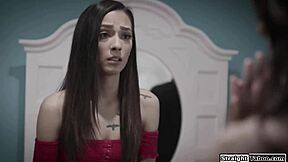 Teen Loses Her Virginity to Stepdad in Shocking First Time!