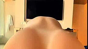 Young Wife’s First Time Bareback Creampie on Wedding Night