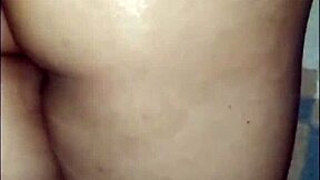 watch my mexican roommate's first anal, bent over for huge cock pov gaping.