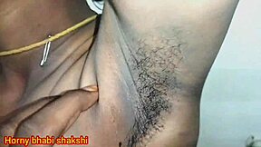 bhabi flaunts hairy armpits and pussy to stepbrother. he couldn't resist and filled her up.