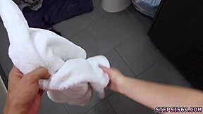 teen milf spanking her stepbrother's obsession hard