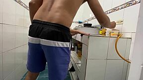 Who’s Watching My Tiny 18-Year-Old Stepdaughter While I Pound Her Tight Pussy?