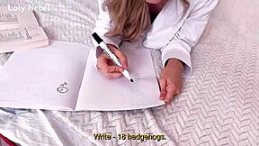 stepsister gets creampie for being clueless with friend