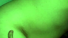 Chubby woman has a delicious experience