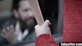 Hot Brunette Teen Fucked Hard by Creep in Rough Doggystyle