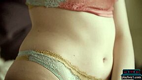 Arab Teen 18+ Beauty Katrine Pirs Strips for Playboy