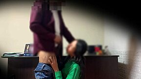 Hidden Cam Captures Sexy Mexican Secretary Bent Over and Riding Hard in Acapulco Institute Director’s Office